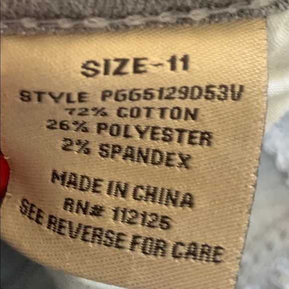 Grey stretch flare jeans(juniors 11) - Picture 6 of 8